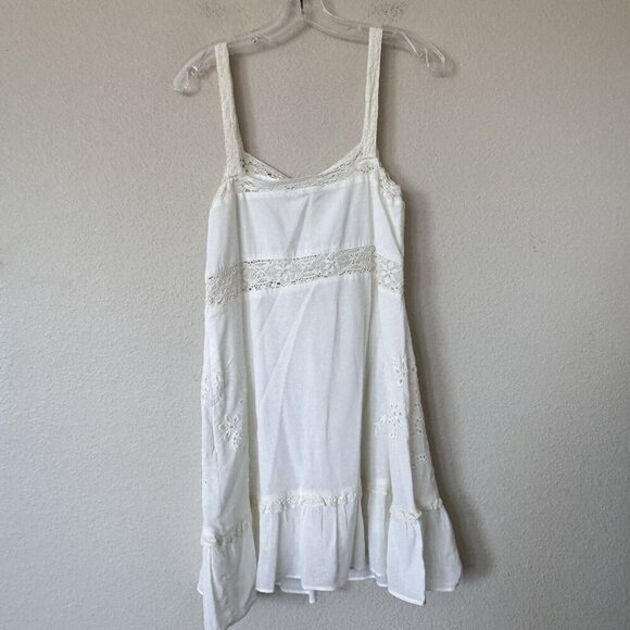 NWT ZARA Women Size M Medium Embroidered Dress 0881/130 White New - Picture 13 of 14